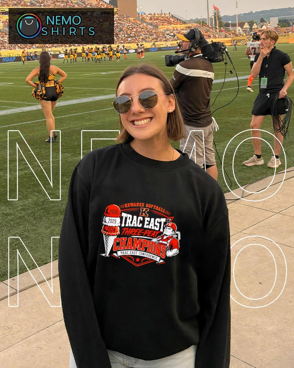 Kewanee High School Softball TRAC East Conference Three-Peat Champions 2026 shirt