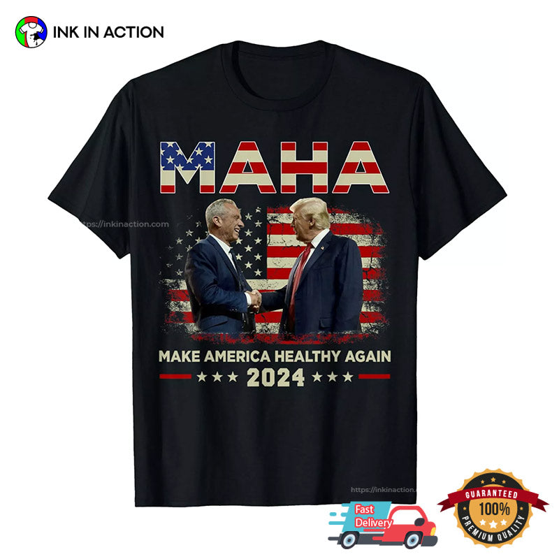 MAHA Make America Healthy Again Vintage Trump Kennedy 2024 T-shirt
