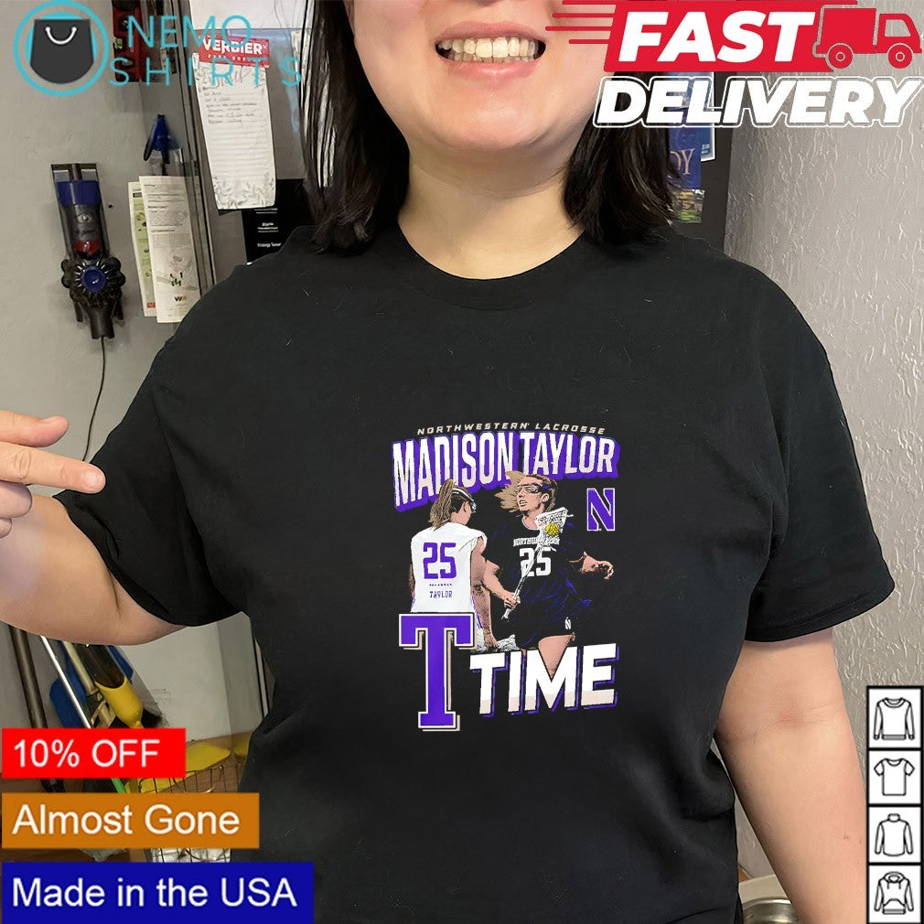 Madison Taylor Northwestern Lacrosse League time shirt