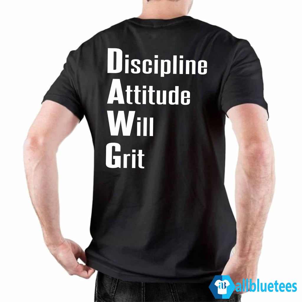 Malik Nabers DAWG Discipline Attitude Will Gritt Shirt