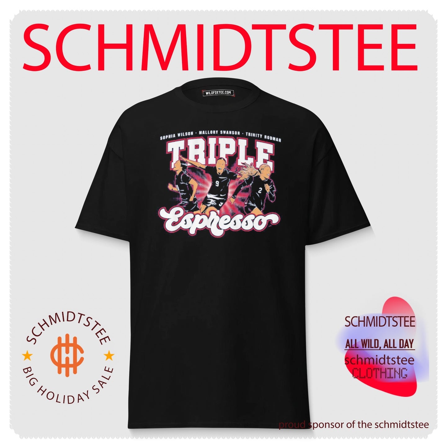 Mallory Swanson Trinity Rodman and Sophia Wilson Triple Espresso 2026-27 shirt