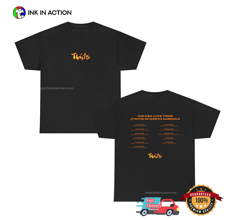 Mamamoo Hwasa Live Tour In North America Schedules K-pop T-shirt