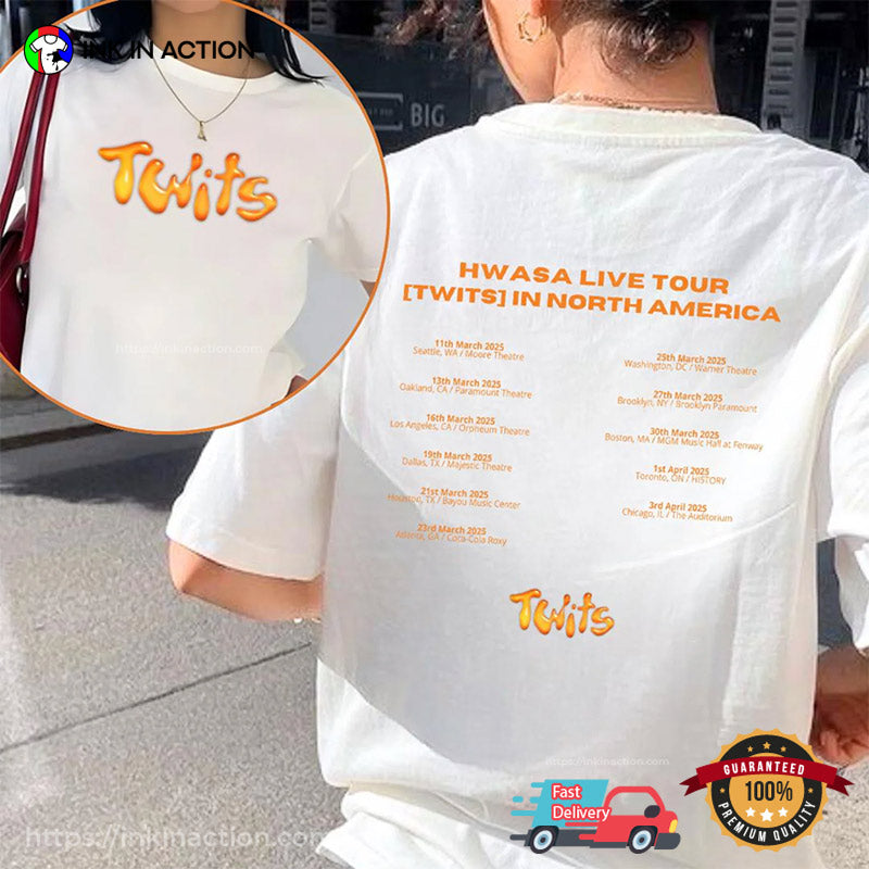 Mamamoo Hwasa Live Tour In North America Schedules K-pop T-shirt