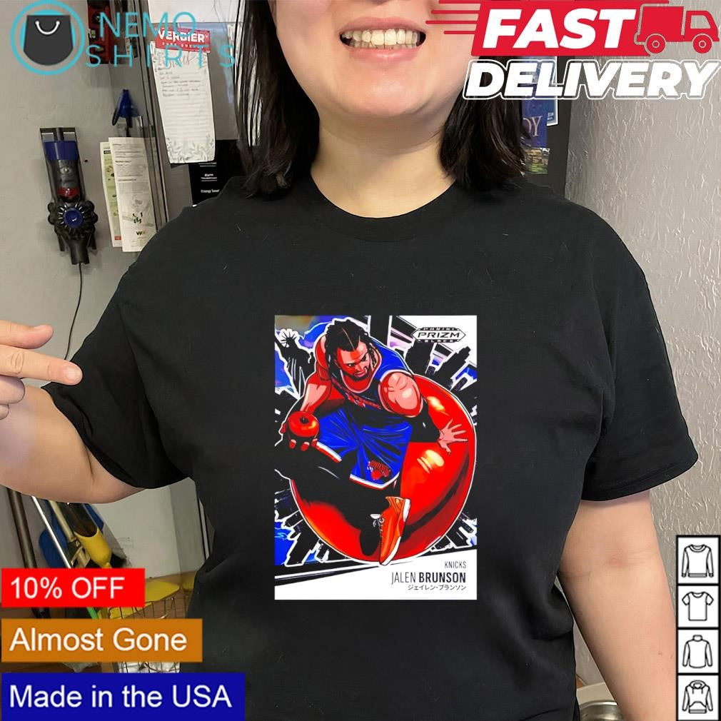 Manga Jalen Brunson Knicks trading card shirt