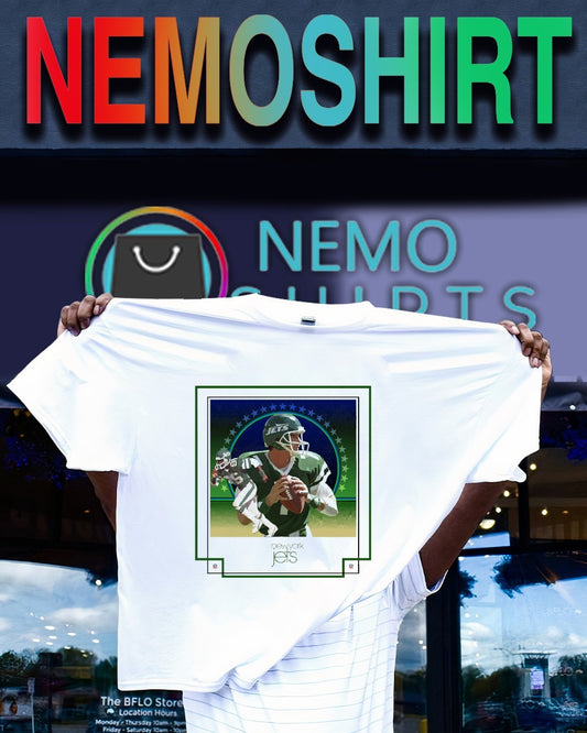 Manhattan Green New York Jets NFL player legend shirt
