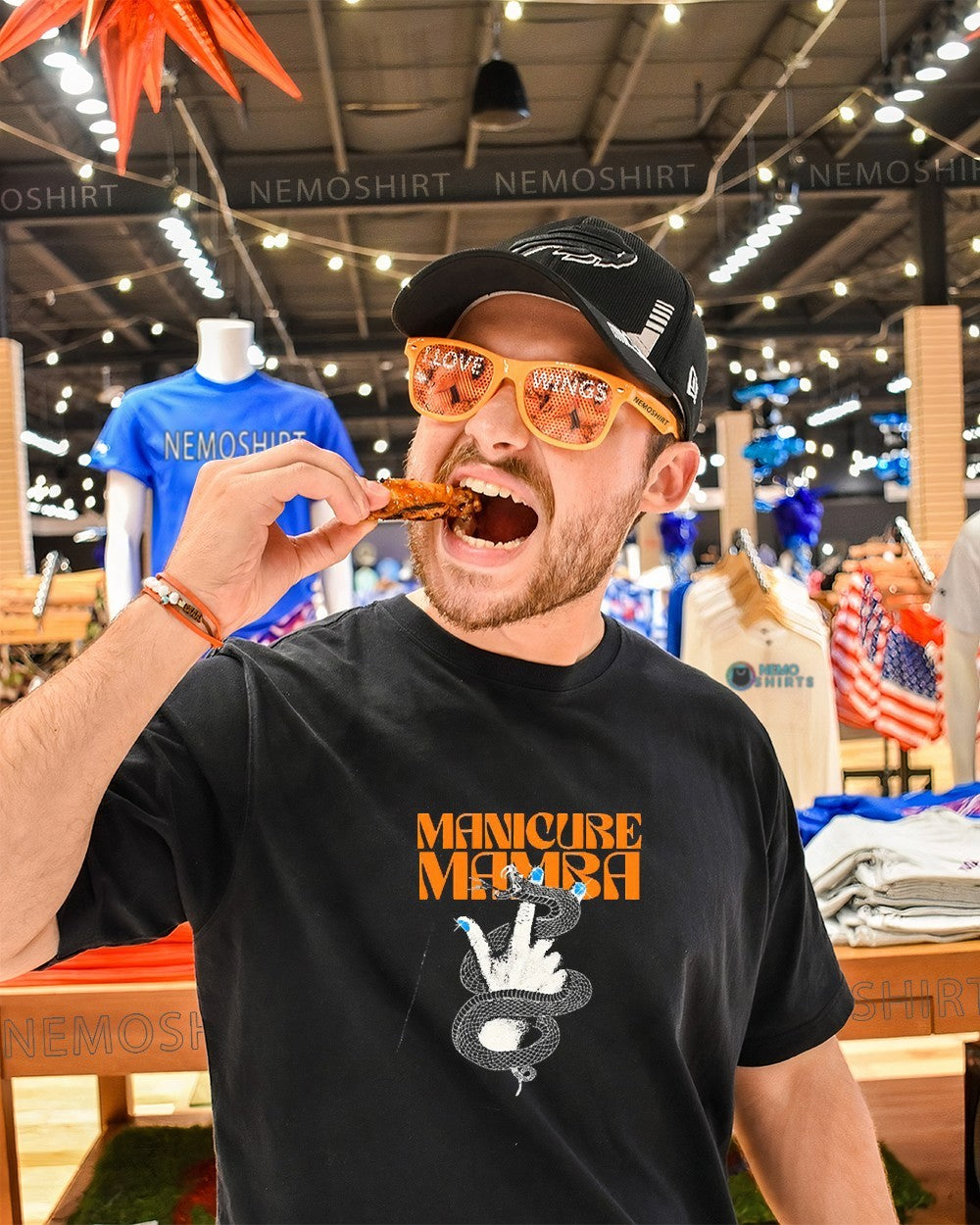 Manicure mamba OKC Thunder shirt