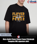 Marc-André Fleury Flower Power Pittsburgh Penguins NHL signature shirt