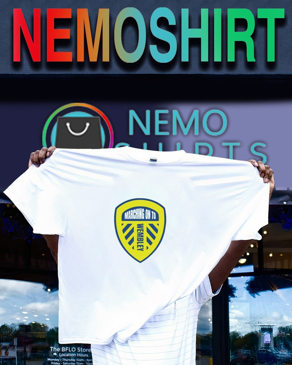 Marching on to Wembley shirt