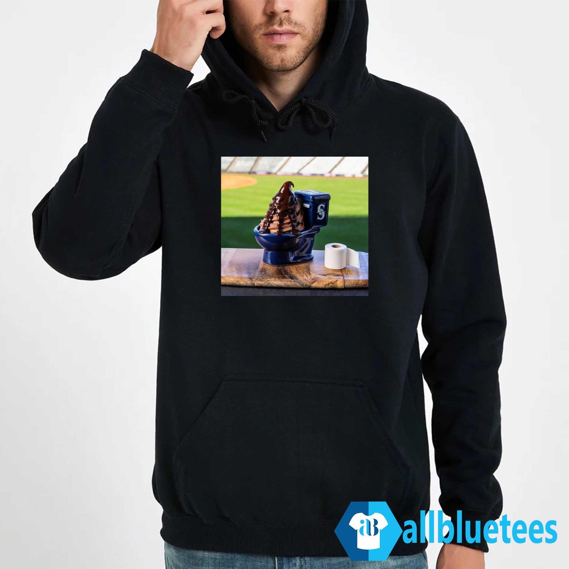Mariners Big Dumper Sundae Chocolate Ice Cream Toilet Shirt