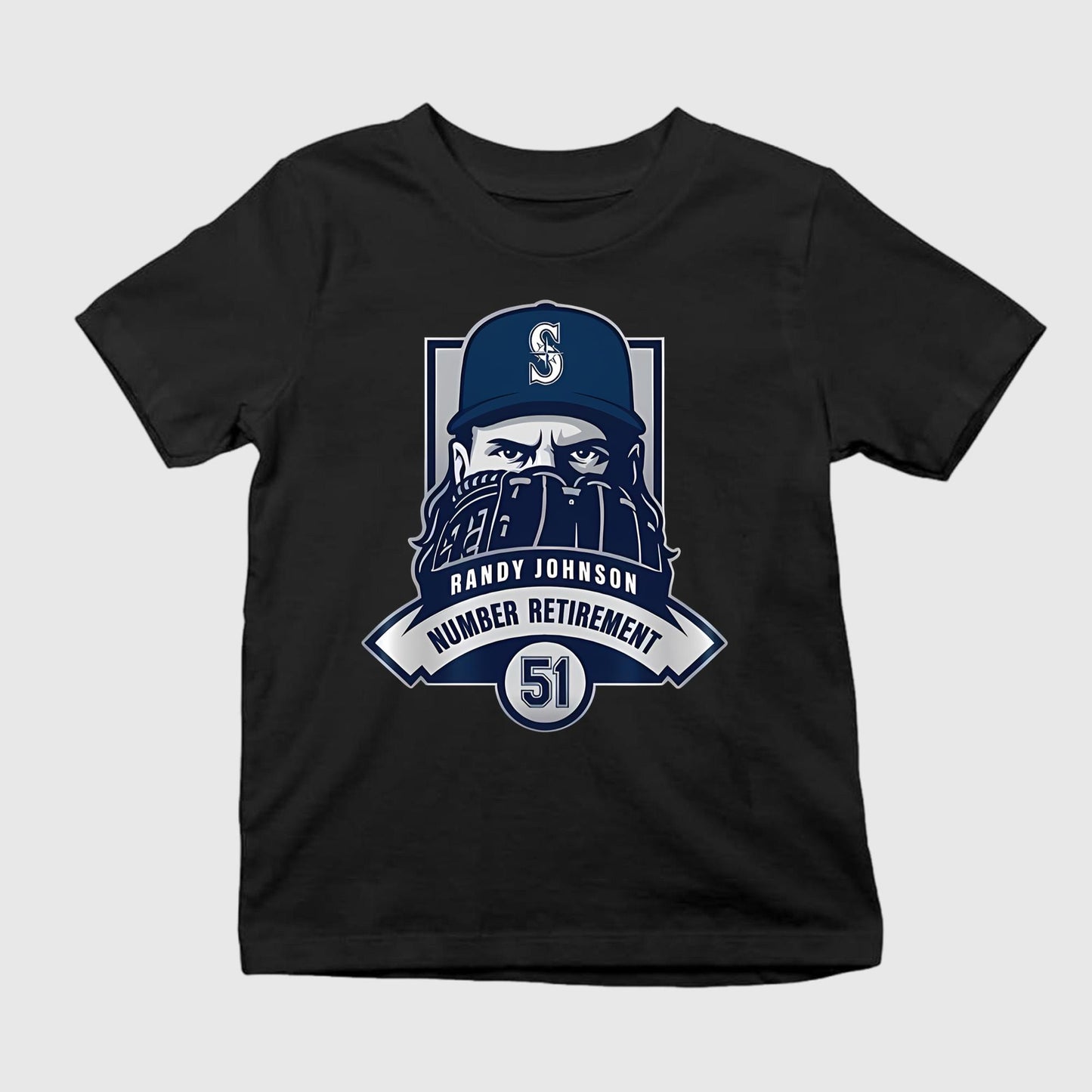 Mariners Randy Johnson Number Retirement Shirt