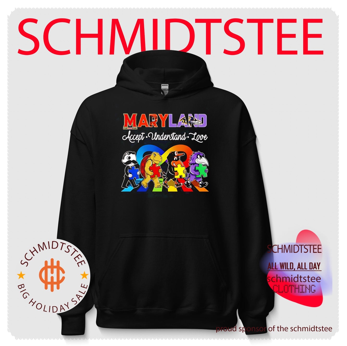Maryland Sports pride accept understand love mascot shirt