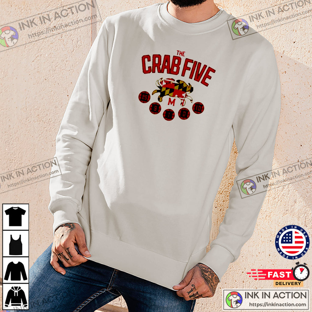Maryland Terrapins The Crab Five Team T-shirt