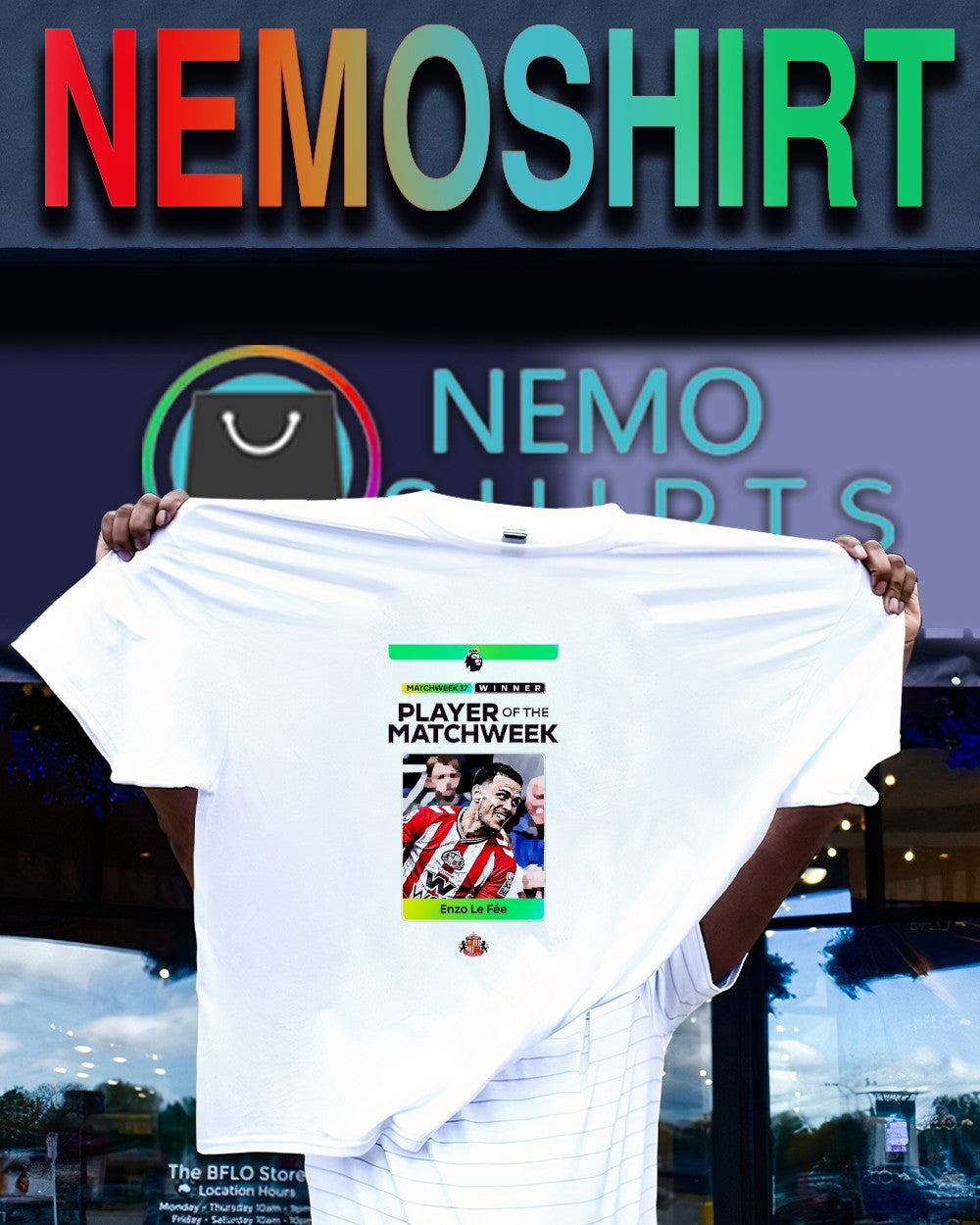 Matchweek 37 Enzo Le Fée Premier League Player winner shirt