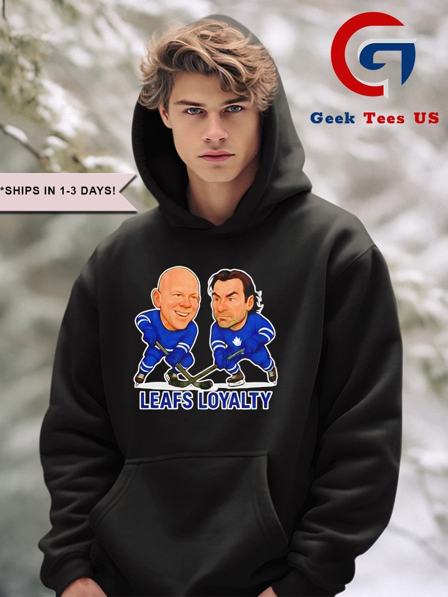 Mats Sudin and Darcy Tucker Leafs Loyalty Hockey caricatures shirt
