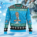 Matt Foley What Do You Wanna Do With Your Life Ugly Christmas Sweater