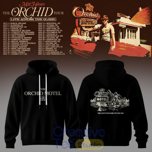 Matt Hansen The Orchid Tour 2026 Special Black Hoodie