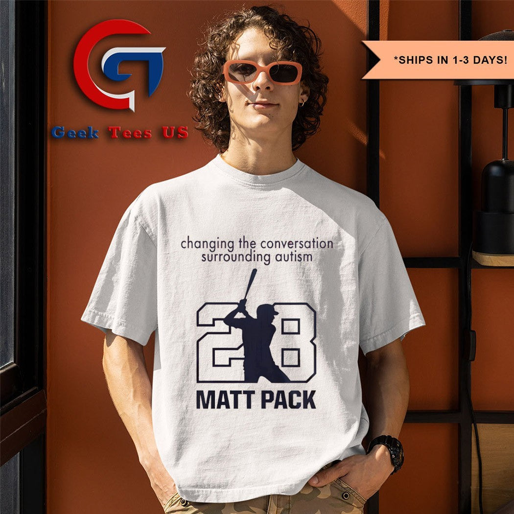 Matt Pack Braves Autism Awareness Day 2025 shirt