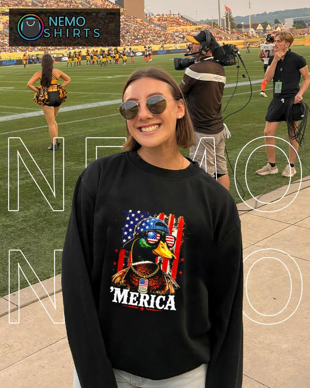 Merica Duck America 250 Patriotic USA shirt