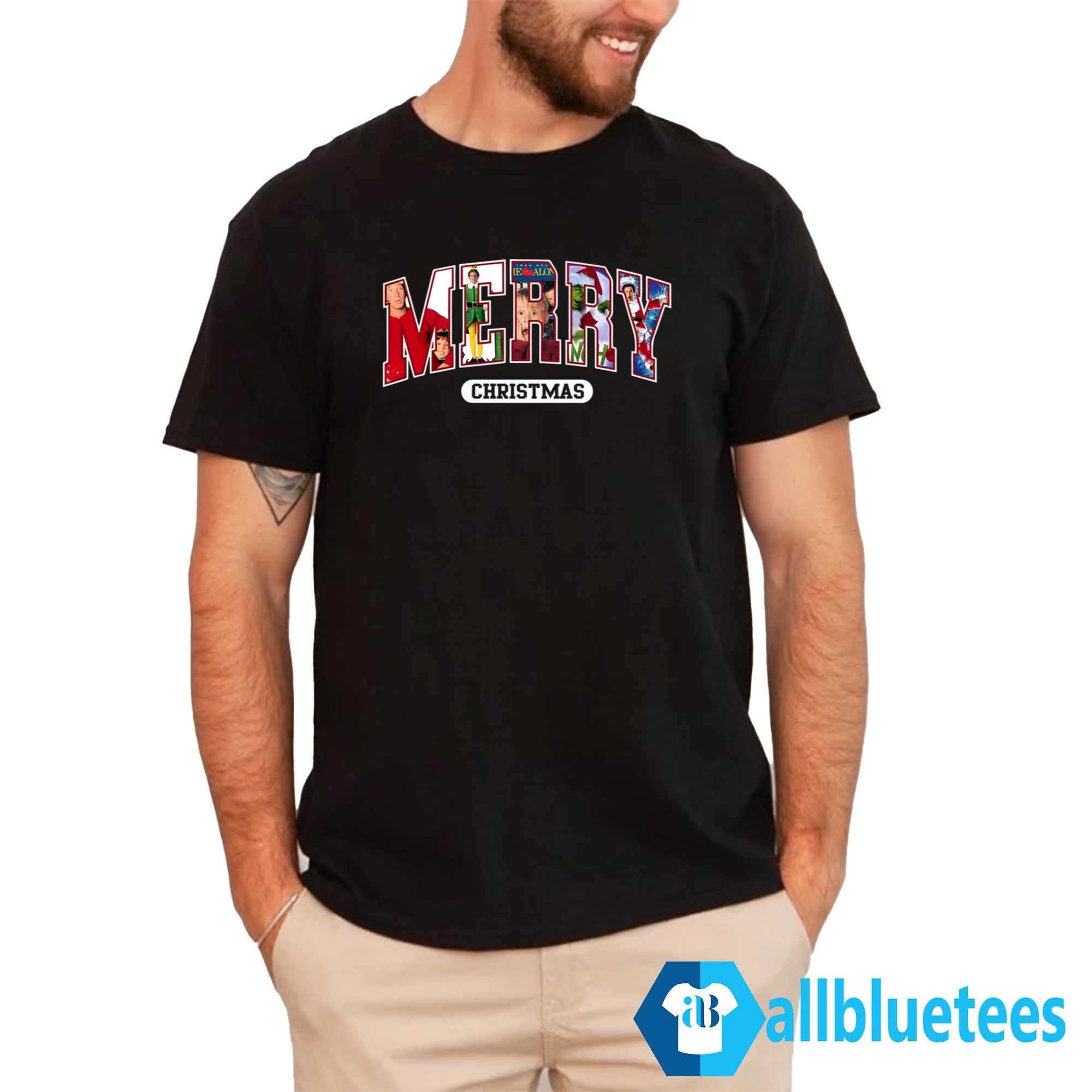 Merry Christmas 90s Movies Shirt