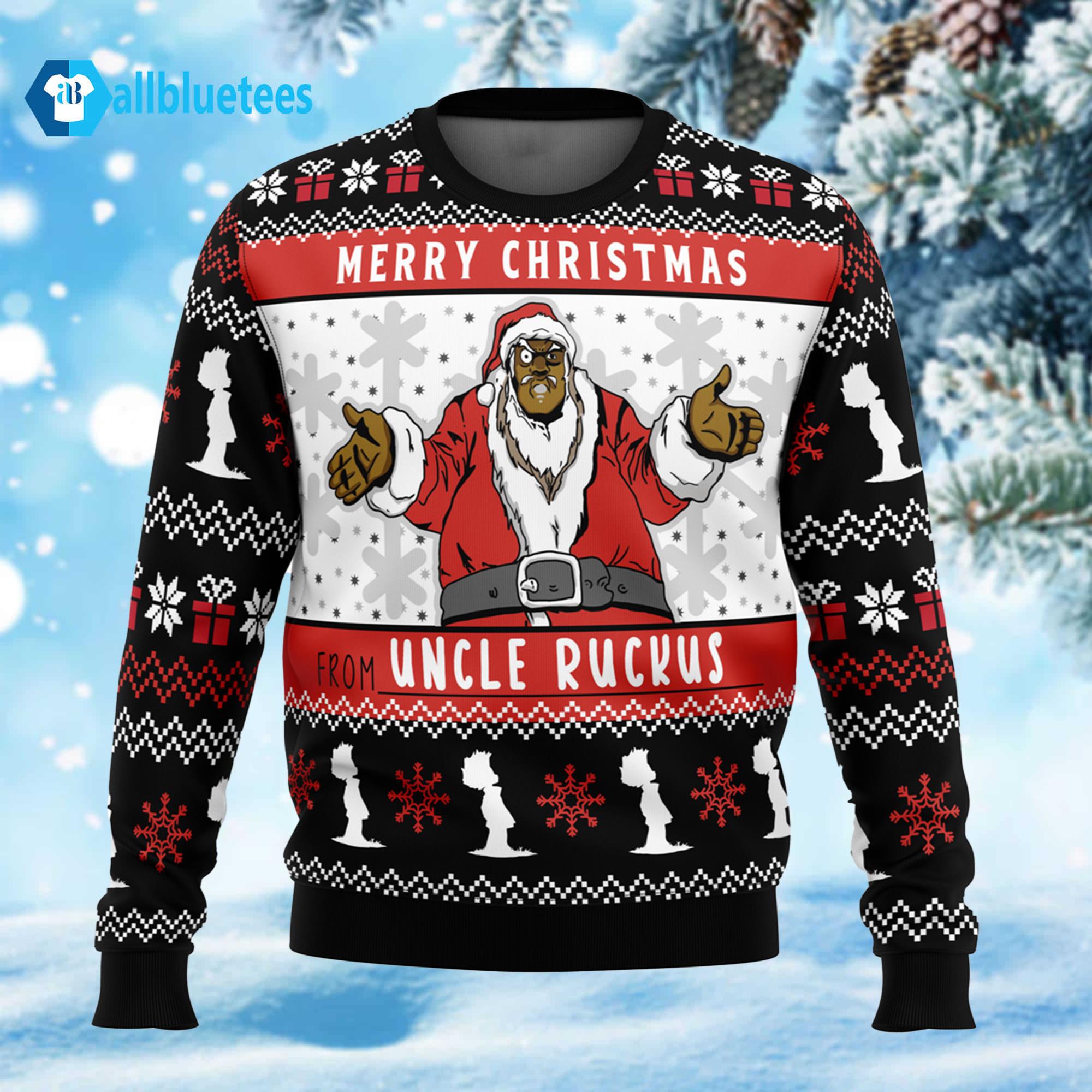 Merry Christmas From Uncle Ruckus Ugly Christmas Sweater