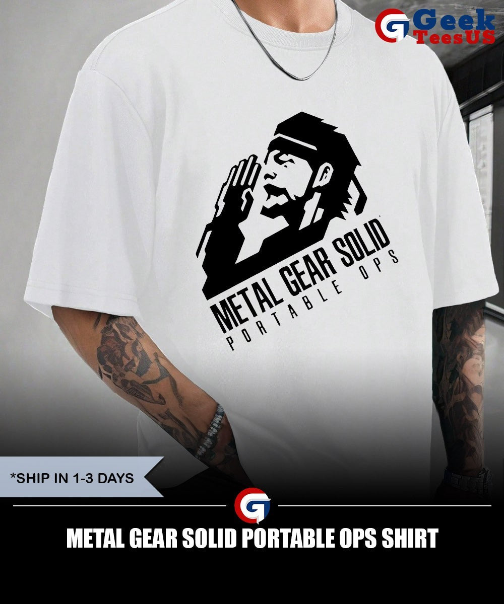 Metal Gear Solid Portable Ops shirt