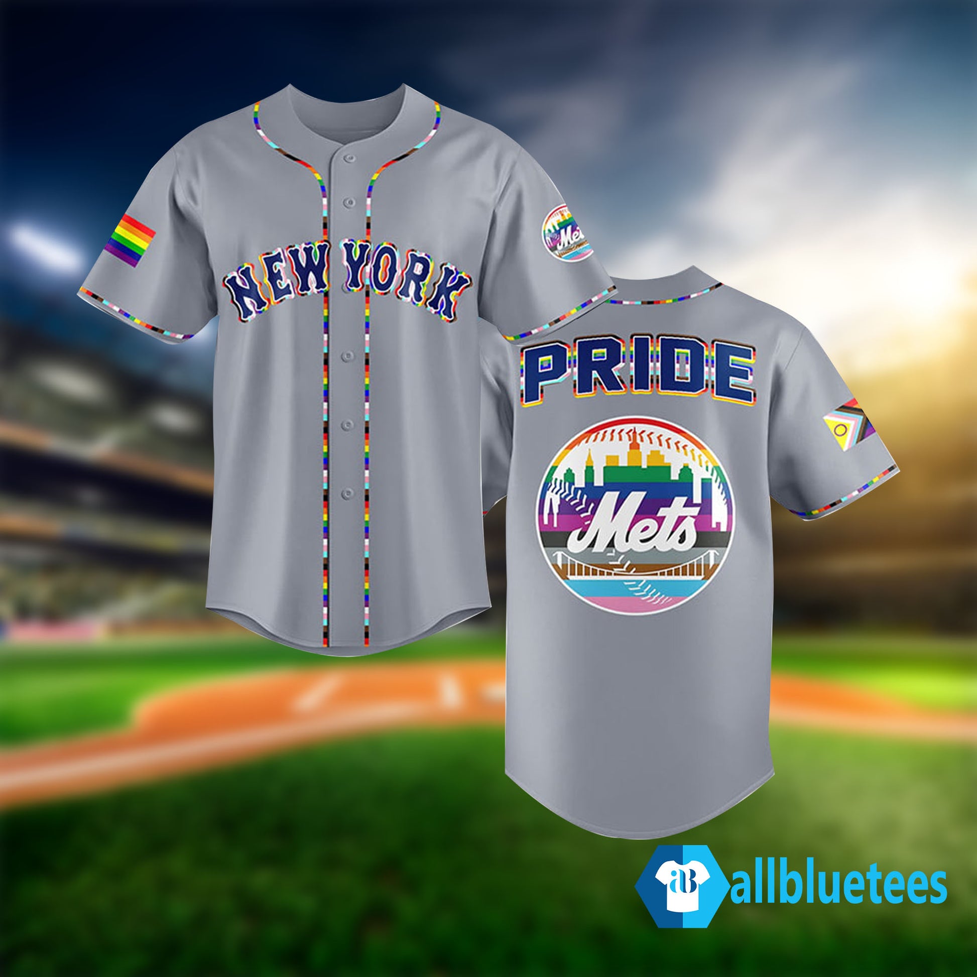 Mets Pride Month 2025 Baseball Jersey