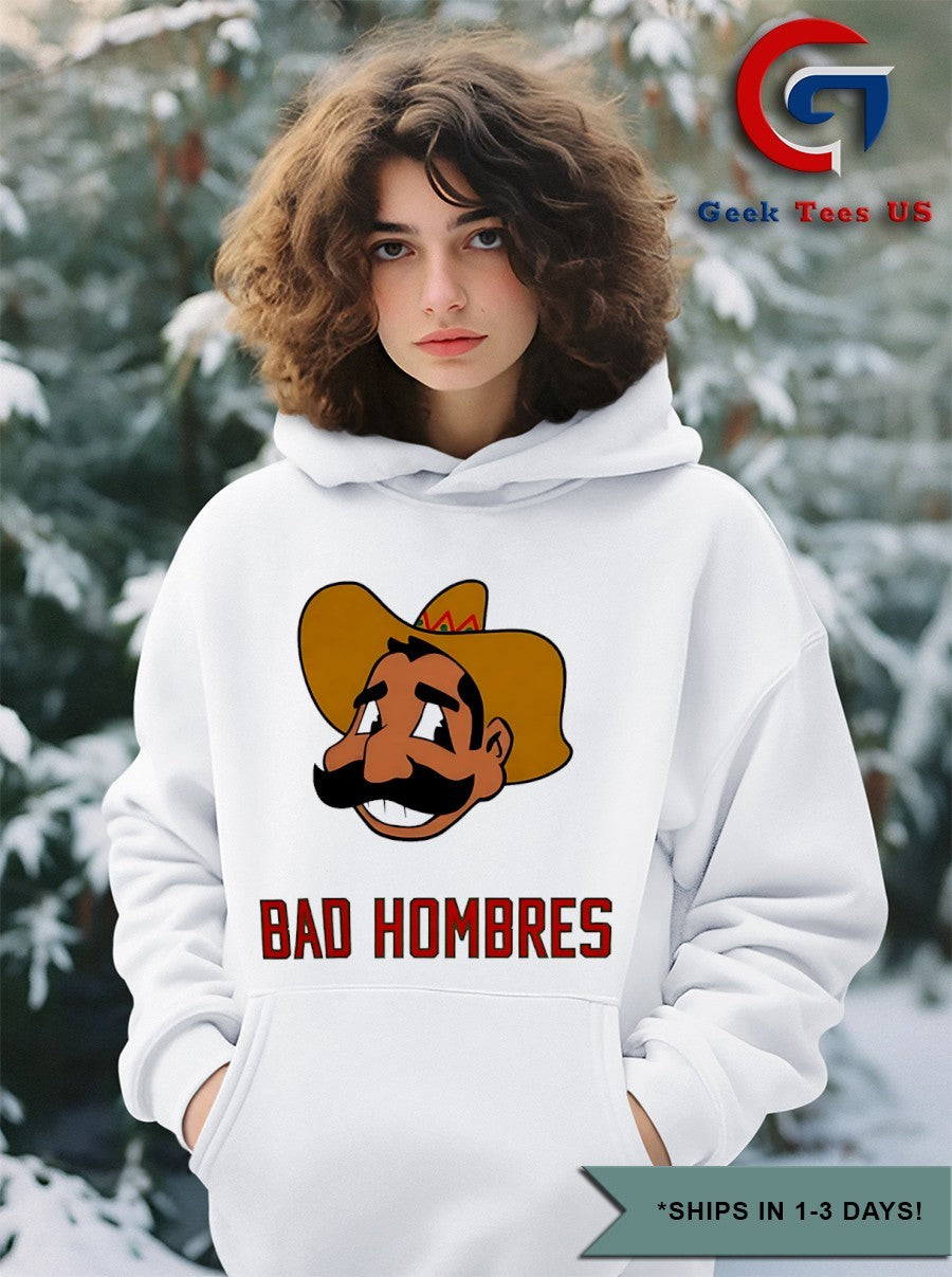 Mexican Mustache Bad Hombres shirt