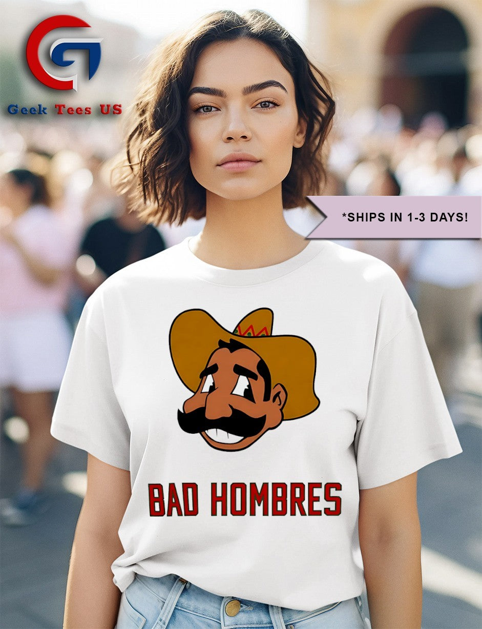 Mexican Mustache Bad Hombres shirt