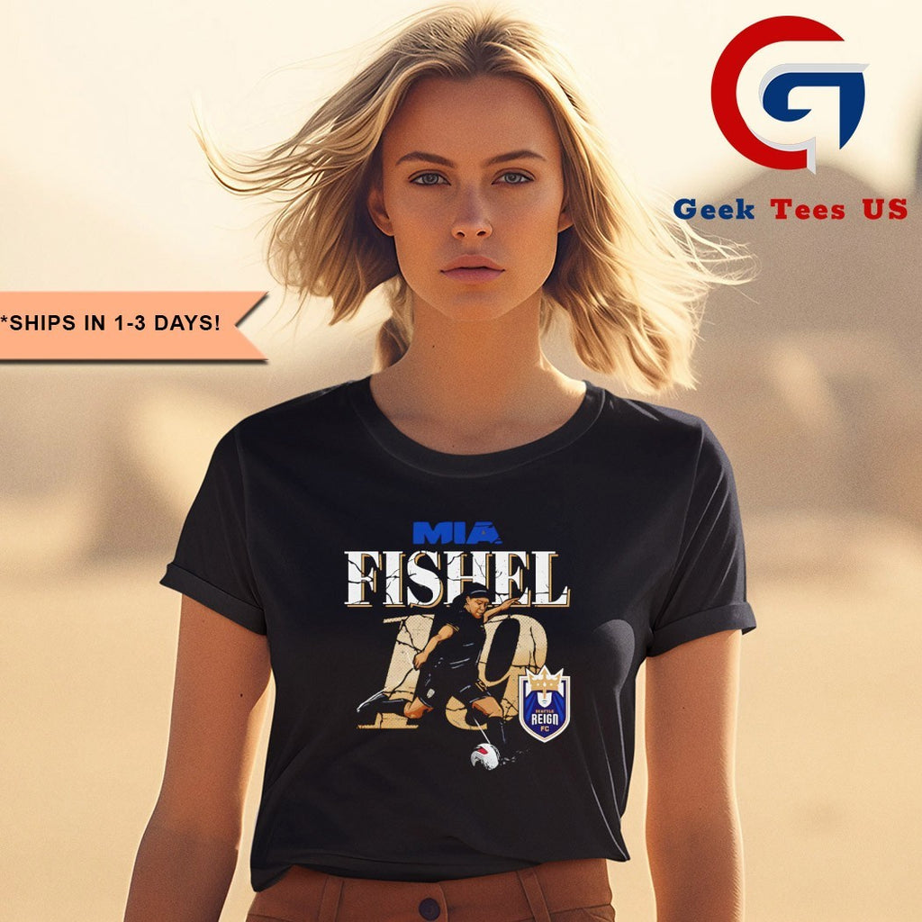 Mia Fishel 19 Seattle Reign FC graphic shirt