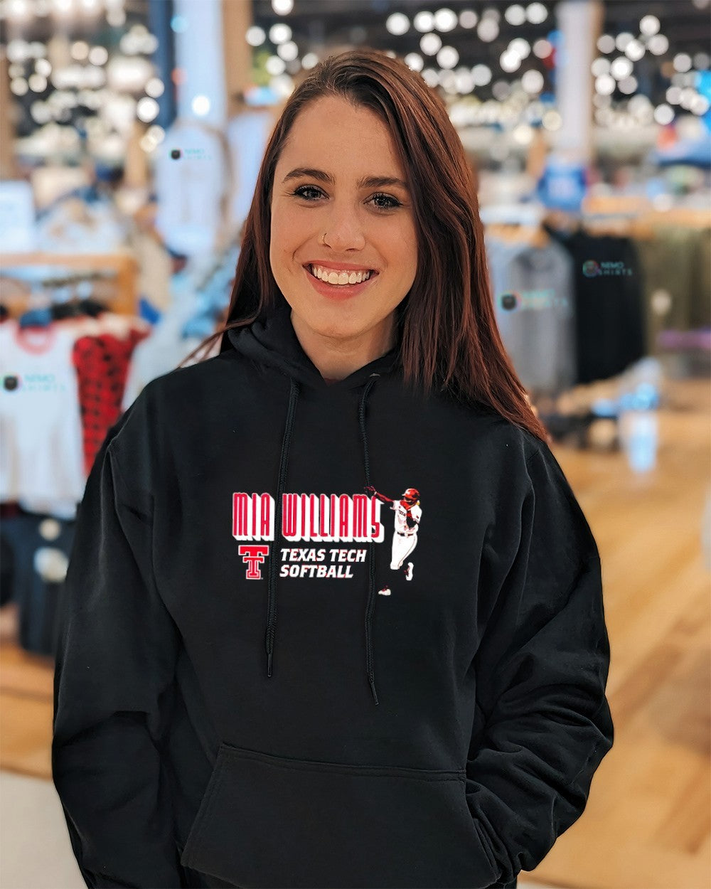 Mia Williams Texas Tech softball player shirt