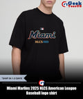 Miami Marlins 2025 NLCS American League Baseball logo shirt