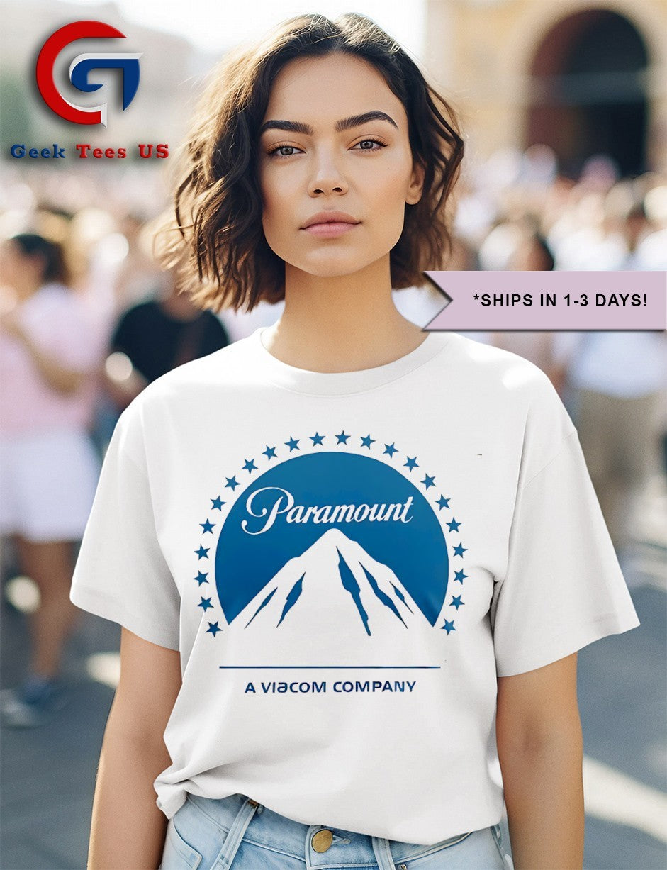 Michael Chandler wearing Paramount see you at the top shirt