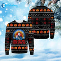 Michael Myers A Real Man Will Chase After You Ugly Christmas Sweater