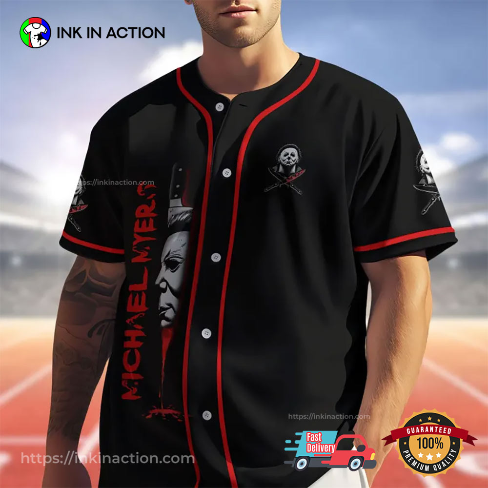 Michael Myers Halloween Killer Baseball Jersey