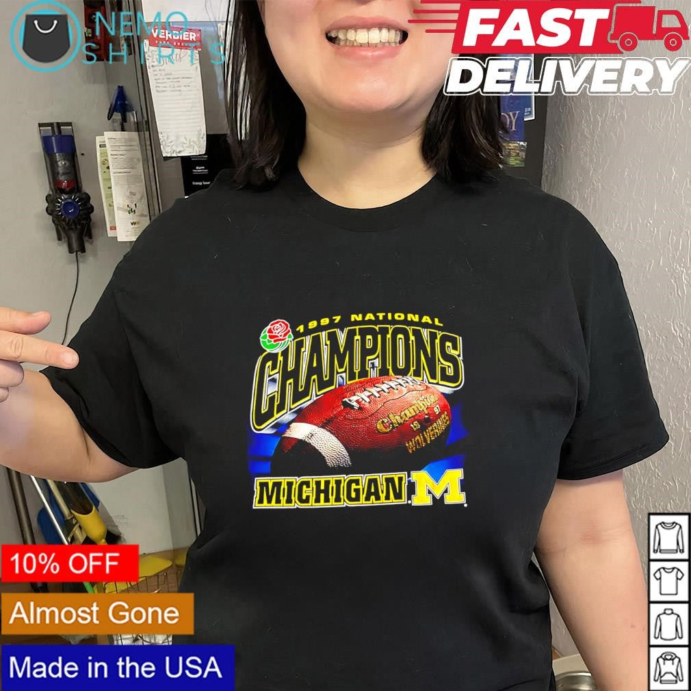 Michigan Wolverines 1997 National Champions NCAA shirt