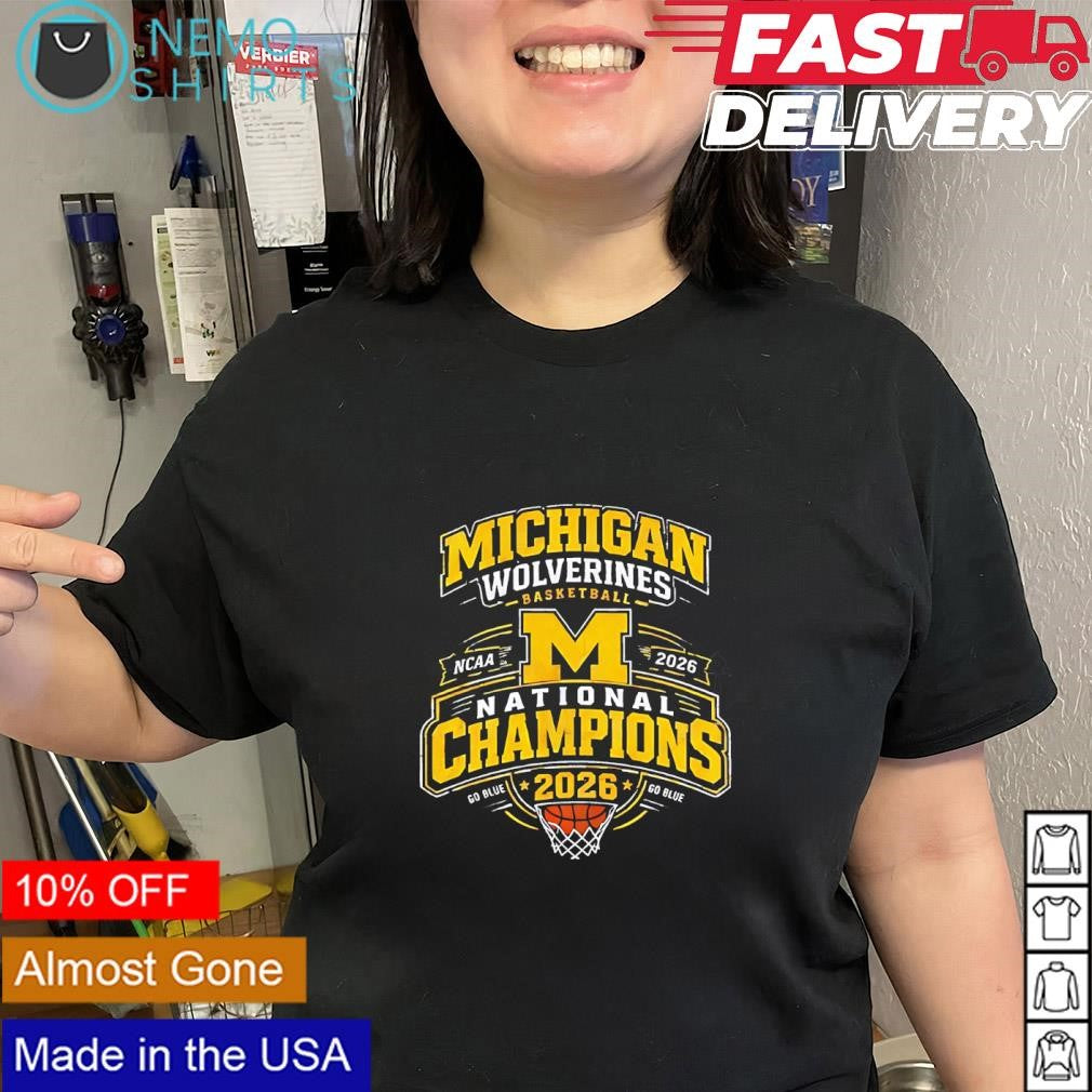 Michigan Wolverines basketball NCAA 2026 National Champions shirt