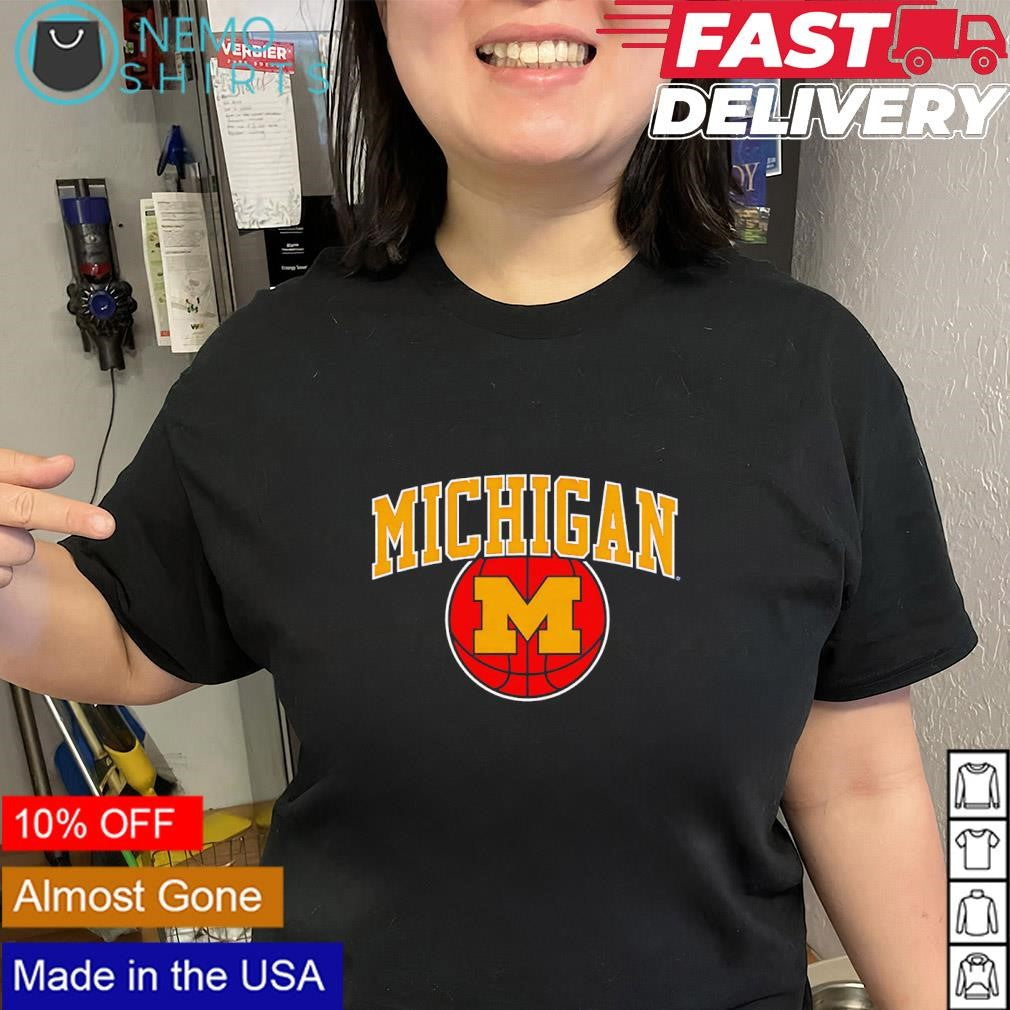 Michigan Wolverines basketball logo shirt