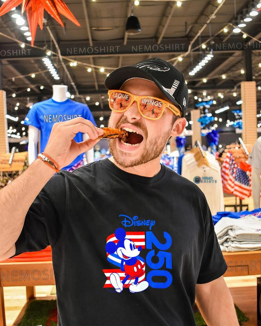Mickey Mouse Disney celebrates America 250 shirt