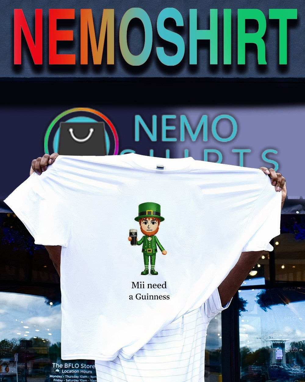 Mii need a Guinness St. Patrick’s Day shirt