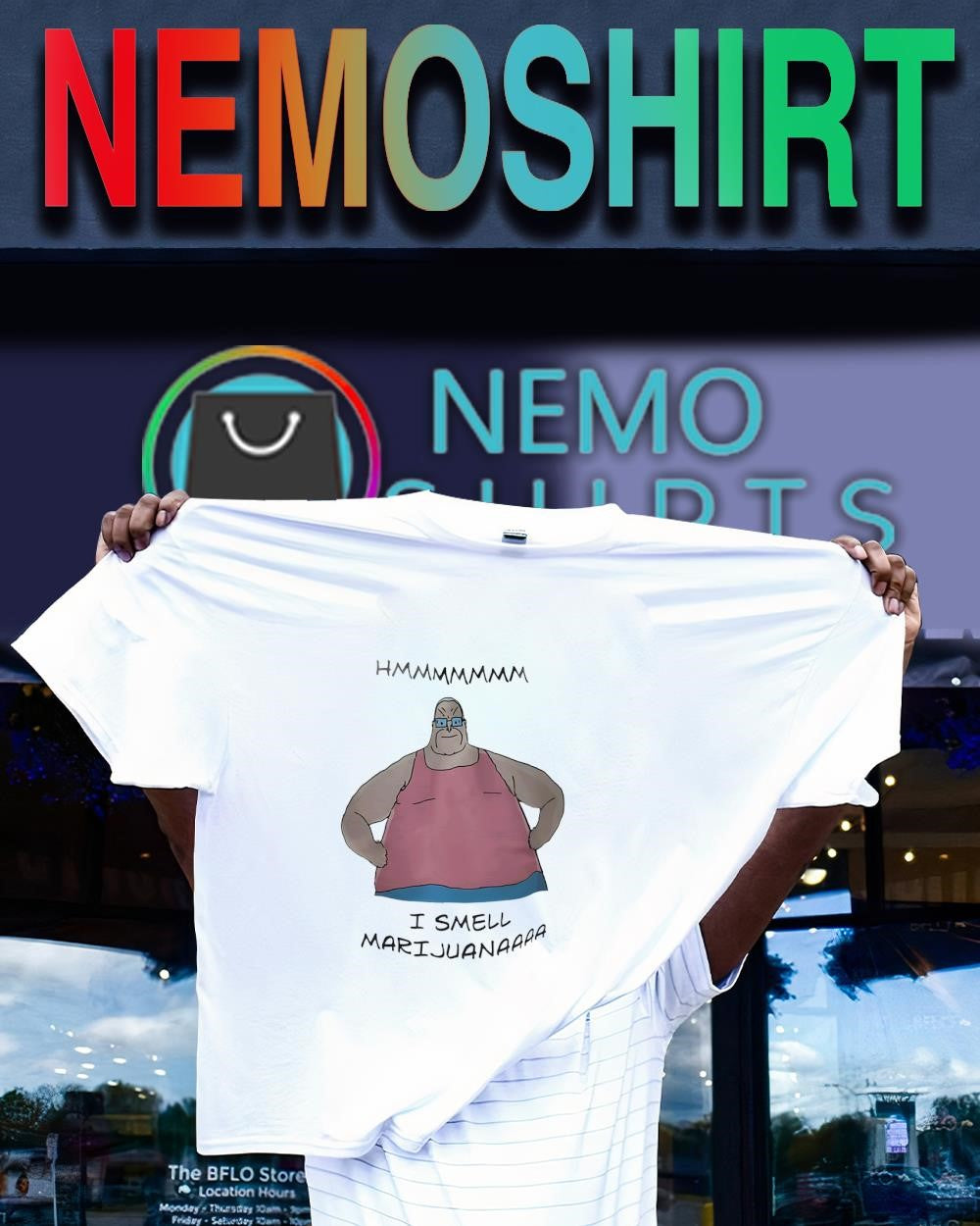 Mike Nolan The Big Lez Show I smell marijuanaaaa shirt