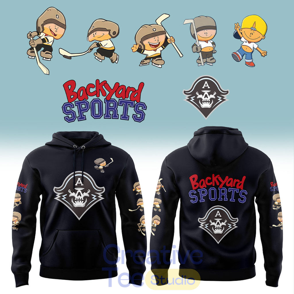 Milwaukee Admirals Backyard Sports Night Hoodie