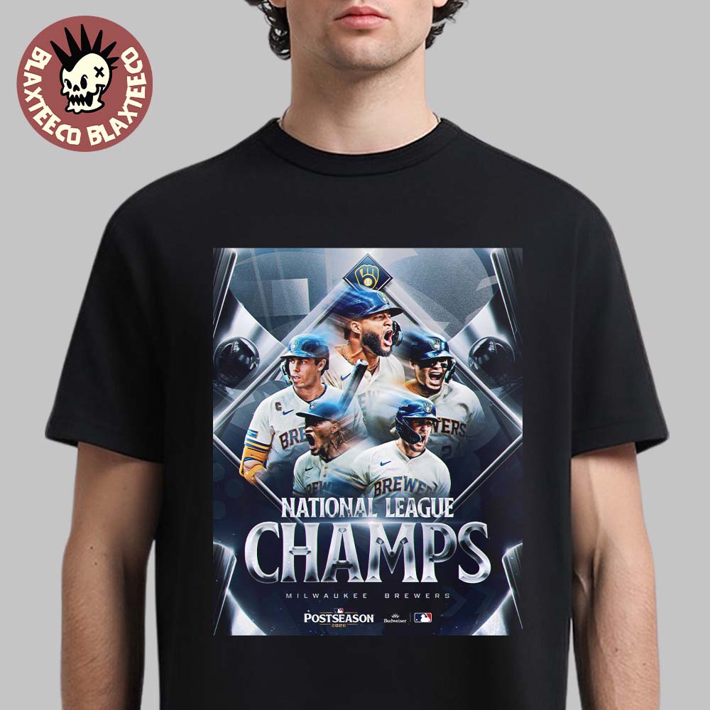 Milwaukee Brewers 2026 NL Champs Sweep Los Angeles Dodgers 4-0 Unisex T-Shirt