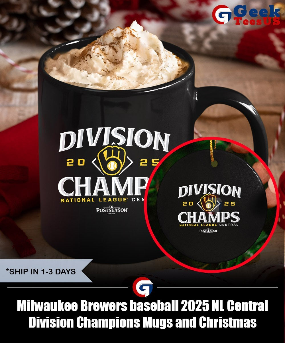 Milwaukee Brewers baseball 2025 NL Central Division Champions shirt