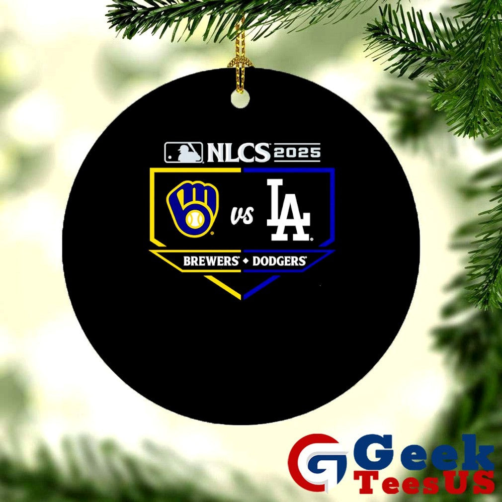 Milwaukee Brewers vs Los Angeles Dodgers 2025 National League Championship Series Matchup logo shirt