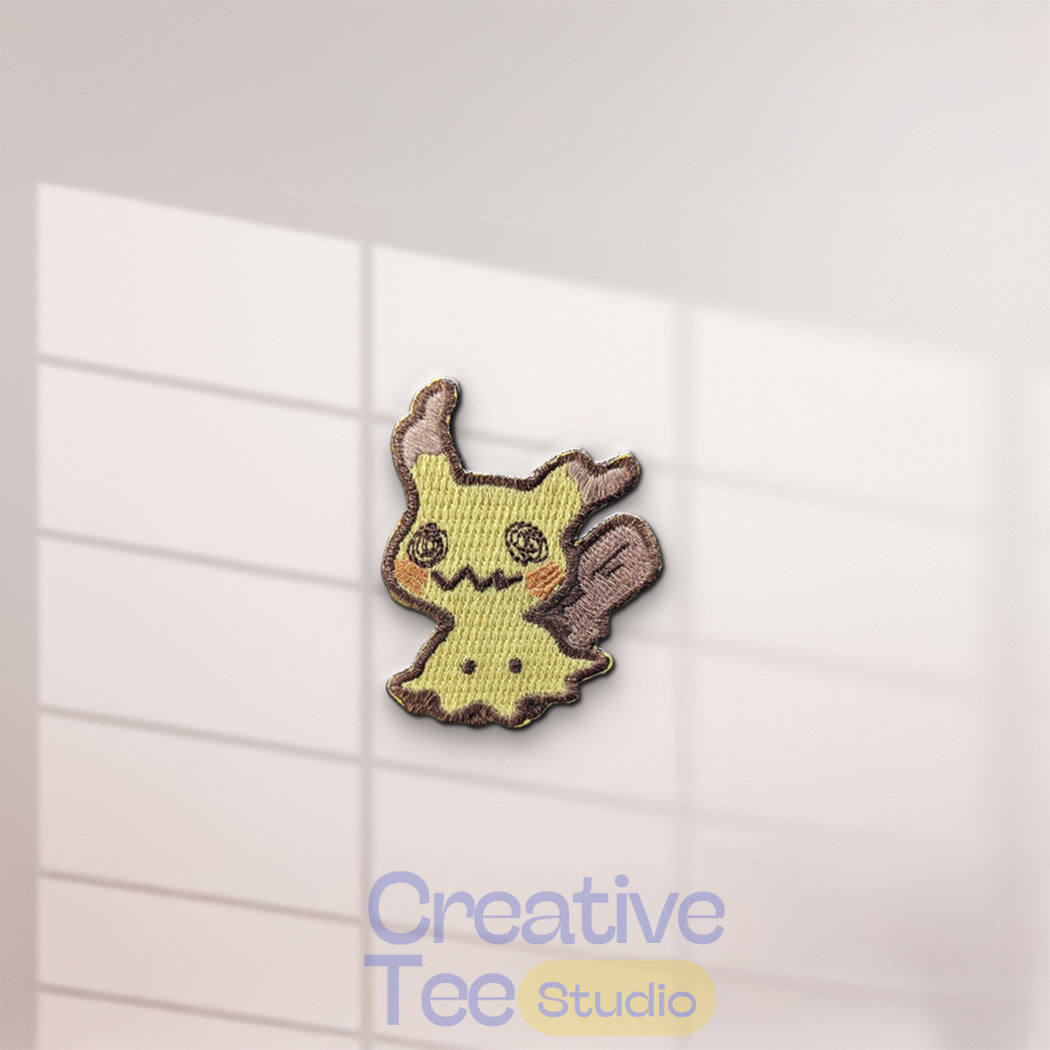 Mimikyu Embroidered Iron-On Patch