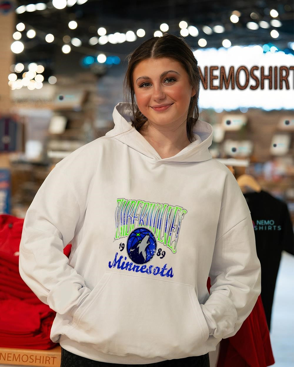 Minnesota Timberwolves team sky 1989 shirt