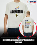 Minnesota Vikings Warm Up Annunciation shirt