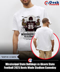 Mississippi State Bulldogs vs Alcorn State Football 2025 Davis Wade Stadium Gameday shirt