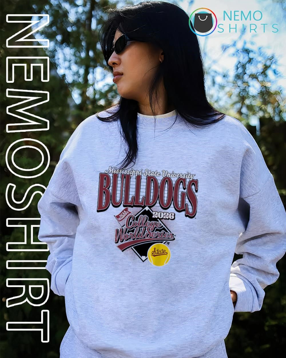 Mississippi State University Bulldogs softball 2026 women’s college world series shirt
