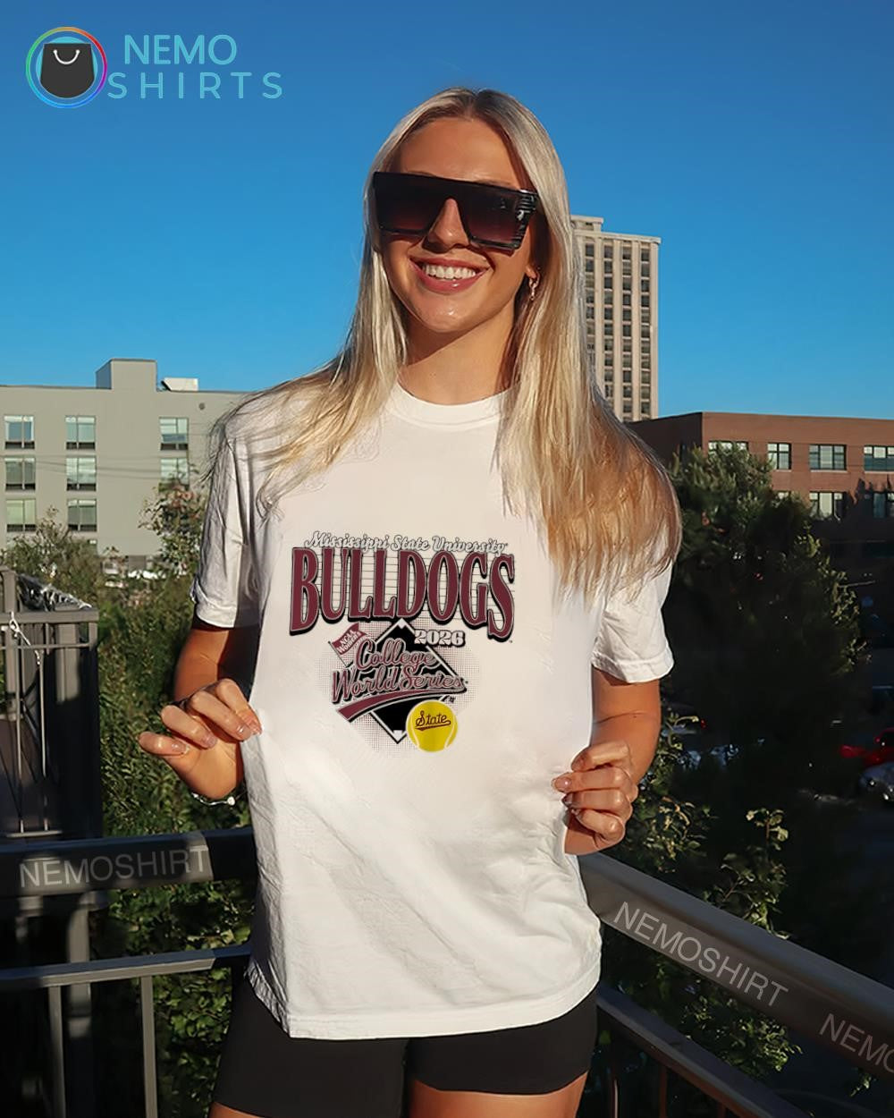 Mississippi State University Bulldogs softball 2026 women’s college world series shirt